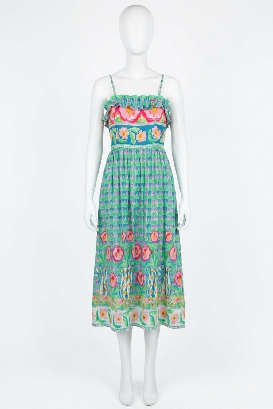NEW ALDEN ADAIR cathrine dress in blue